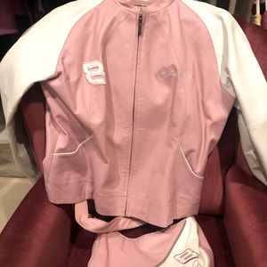 Leather NASCAR Dale Earnhardt jr jacket and purse